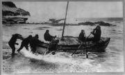 Shackelton's crew in a lifeboat. Credit: Library of Congress